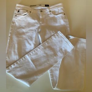 Adriano Goldschmied Slim Straight White Jeans